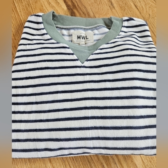 Madewell MWL Velour Crewneck Sweatshirt - Picture 7 of 7